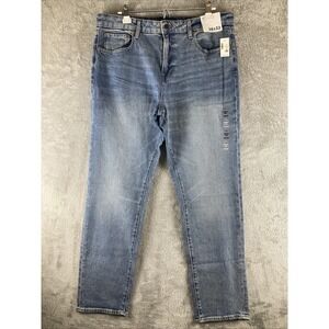 Aeropostale Aero Jeans Men's Size 36x32 Athletic‎ Slim Fit Stretch Blue Denim